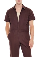 Cotton Zip-Up Coveralls