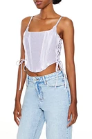 Lace-Up Corset Cami