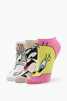 Looney Tunes Ankle Sock Set - 3 pack