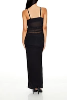 Ruched Bodycon Maxi Dress