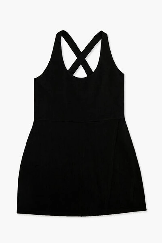Plus Crisscross Mini Tank Dress