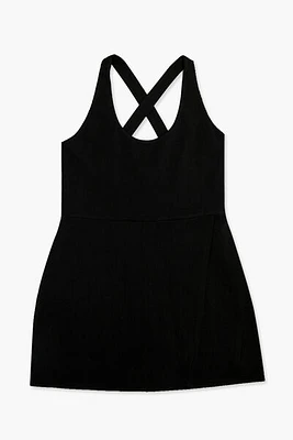Plus Crisscross Mini Tank Dress