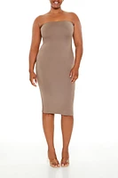 Plus Tube Midi Dress