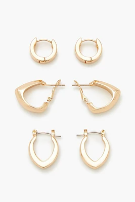 Geo Hoop Earring Set