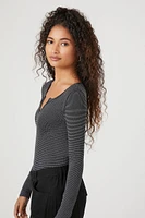 Seamless Split-Neck Bodysuit