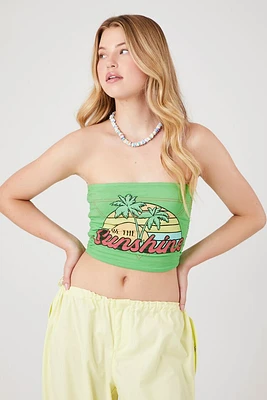 Be The Sunshine Graphic Tube Top