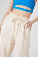 Drawstring Wide-Leg Pants