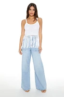 Crochet Sweater-Knit Fringe Cami