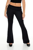 Foldover Flare Pants