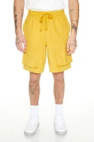 Drawstring Cargo Shorts