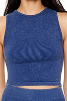 Mineral Wash Ribbed Tank Top