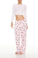 Cherry Print Pajama Pants