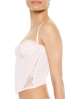 Lace-Trim Lingerie Corset Cami