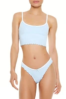 Seamless Bow Thong Panties