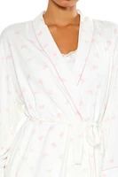 Ice Skate Tie-Waist Robe