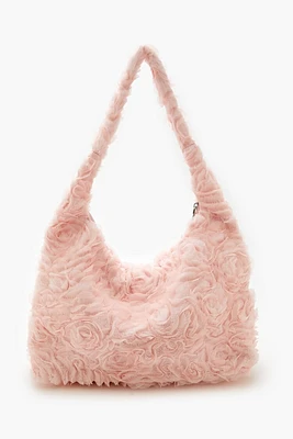 Textured Rosette Tote Bag