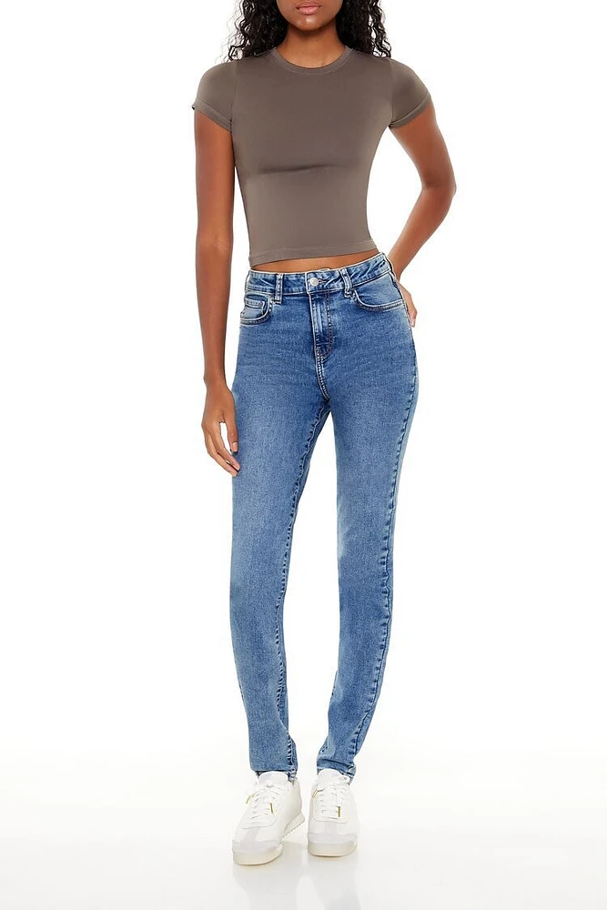 Mid-Rise Skinny Jeans