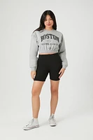 Cropped Boston Sports Club Pullover