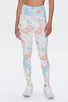 Active Floral Print Leggings