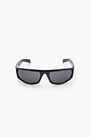 Tinted Rectangular Frame Sunglasses