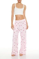 Ladybug & Daisy Print Pajama Pants