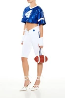 Football Player Gloves & Bag Costume Set