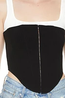 Lace-Up Corset Combo Top