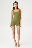 Square-Neck Tank Romper