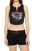 Hotrod Graphic Crop Top