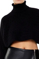 Cropped Turtleneck Sweater