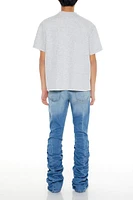 Stacked Slim-Fit Mid-Rise Jeans