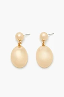 Tiered Oval Drop Earrings