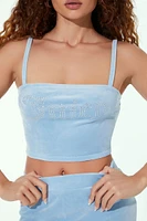 Juicy Couture Rhinestone Cropped Cami