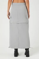 Toggle Cargo Maxi Skirt