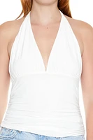 Plunging Halter Top