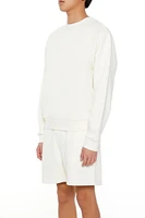 Drop-Sleeve Crew Pullover