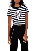 Jack & Sally Striped Baby Tee
