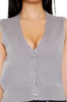 Button-Up Sweater Vest