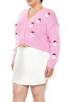 Plus Santa Cardigan Sweater