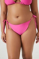 Plus String Bikini Bottoms