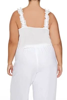 Plus Lace-Trim Cami