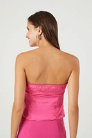 Satin Sweetheart Bustier Tube Top