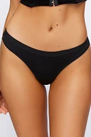 Mid-Rise Thong Panties