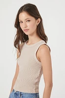 Mineral Wash Waffle Knit Tank Top