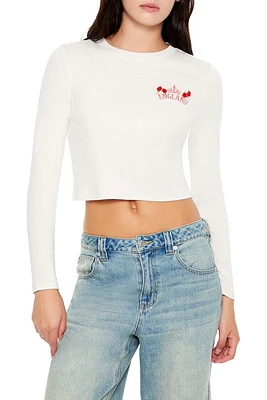 England Rosette Cropped Tee