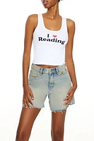 I Love Reading Graphic Tank Top