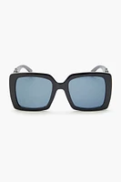 Curb Chain Square Sunglasses