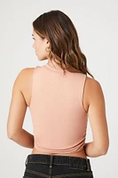 Seamless Ruched Sleeveless Top