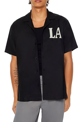 LA Puff Print Graphic Shirt