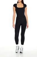 Active Square-Neck Jumpsuit